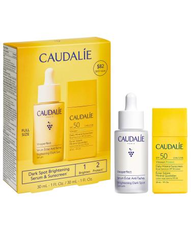 Caudalie Dark Spot Brightening Serum & Sunscreen Set
