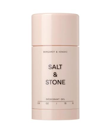 Salt & Stone Bergamot & Hinoki Aluminum-Free Clear Gel Deodorant for Sensitive Skin - 2.6 oz