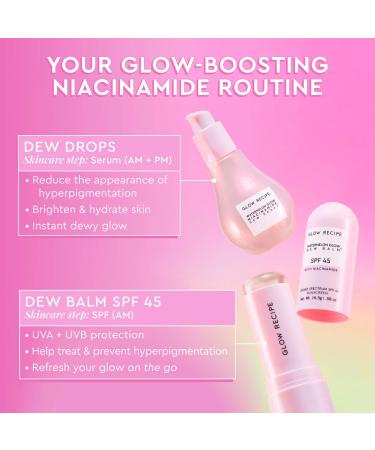 Shop Glow Recipe Watermelon Glow Niacinamide Dew Balm Face Sunscreen Stick- SPF 45 - 0.5 oz / 14 g Online - Best Price & International Shipping - Buy Online on SooperMarket.com