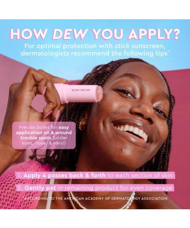 Shop Glow Recipe Watermelon Glow Niacinamide Dew Balm Face Sunscreen Stick- SPF 45 - 0.5 oz / 14 g Online - Best Price & International Shipping - Buy Online on SooperMarket.com