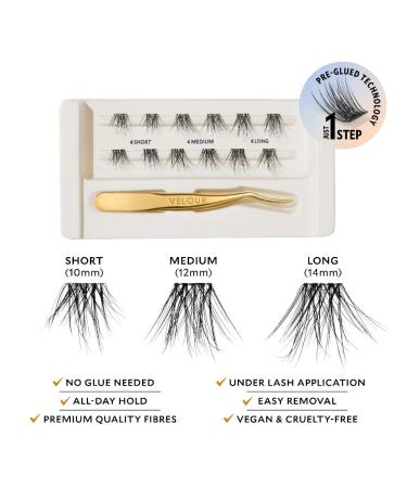 Shop Velour Lashes Velour-Xtensions Self-Stick Lash Kit - Standard size Online - Best Price & International Shipping - Buy Online on SooperMarket.com