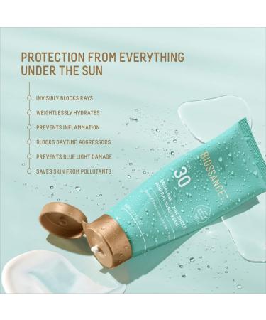 Shop Biossance Squalane + Zinc Sheer Hydrating Mineral Face Sunscreen SPF 30 with Ectoin - 1.6 oz Online - Best Price & International Shipping - Buy Online on SooperMarket.com