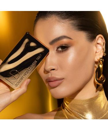 Shop Natasha Denona Golden Highlighter Trio Multi-Use Hybrid Glow Palette - Metallic finish - Standard size Online - Best Price & International Shipping - Buy Online on SooperMarket.com