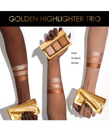 Shop Natasha Denona Golden Highlighter Trio Multi-Use Hybrid Glow Palette - Metallic finish - Standard size Online - Best Price & International Shipping - Buy Online on SooperMarket.com