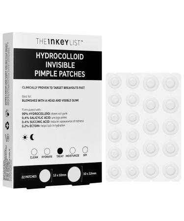 The INKEY List Hydrocolloid Invisible Pimple Patches + Salicylic Acid