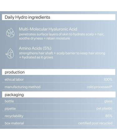 Shop Act+Acre Daily Hydro Scalp Serum with Hyaluronic Acid for Dry Scalp - 1 oz / 30 mL Online - Best Price & International Shipping - Buy Online on SooperMarket.com