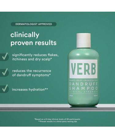 Shop Verb Dandruff Shampoo with Salicylic Acid - 8 oz / 355 ml Online - Best Price & International Shipping - Buy Online on SooperMarket.com