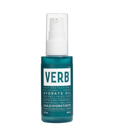 Verb Hydrate Heat Protectant Oil for Dry Frizzy Hair - 2 oz