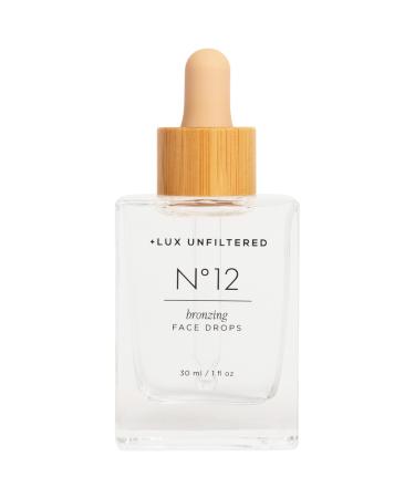 Lux Unfiltered N 12 Self Tanning Face Drops - 1 oz / 30 ml