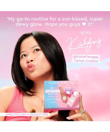 Shop Glow Recipe Get Glowing With Me Kit by Katie Fang with Hue Drops Tinted Serum Online - Best Price & International Shipping - Buy Online on SooperMarket.com