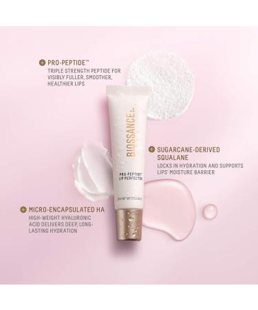 Shop Biossance Pro-Peptide Hydrating Lip Perfector Balm with Hyaluronic Acid - 0.5 oz / 15 g Online - Best Price & International Shipping - Buy Online on SooperMarket.com