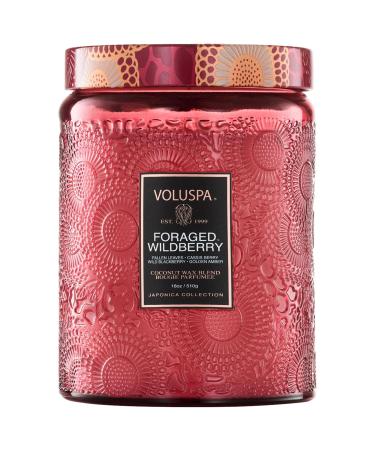 VOLUSPA Japonica Foraged Wildberry Large Jar Candle - 18 oz / 510 g