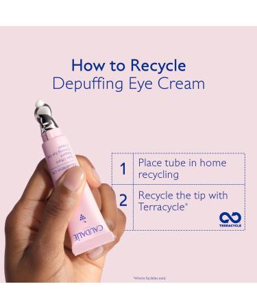 Shop Caudalie Resveratrol-Lift Depuffing Eye Cream with Peptides - .5 oz / 15 ml Online - Best Price & International Shipping - Buy Online on SooperMarket.com