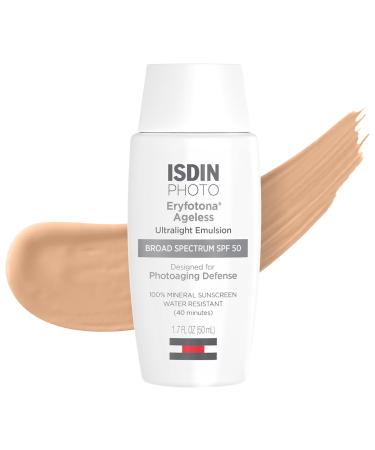 ISDIN Eryfotona Ageless Ultralight Tinted Mineral Sunscreen SPF 50-thumbnail_label
