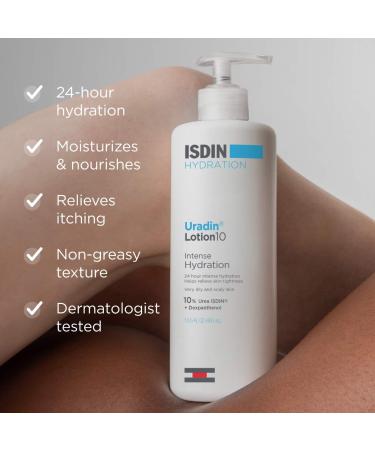 Shop ISDIN Uradin Lotion 10 Hydrating Body Lotion for Dry Skin - 13.5 oz / 400 ml Online - Best Price & International Shipping - Buy Online on SooperMarket.com