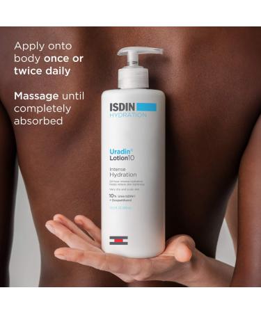 Shop ISDIN Uradin Lotion 10 Hydrating Body Lotion for Dry Skin - 13.5 oz / 400 ml Online - Best Price & International Shipping - Buy Online on SooperMarket.com