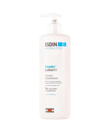 ISDIN Uradin Lotion 10 Hydrating Body Lotion for Dry Skin - 13.5 oz / 400 ml