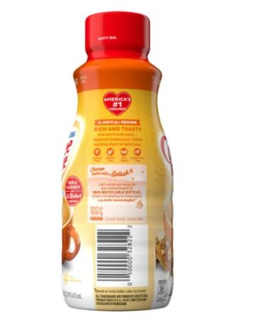 Nestle Coffee mate Hazelnut Liquid Coffee Creamer  16 fl oz - Buy Online on SooperMarket.com