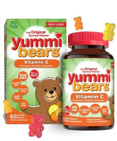 Hero Nutritionals Yummi Bears Vitamin C - 60 Gummies