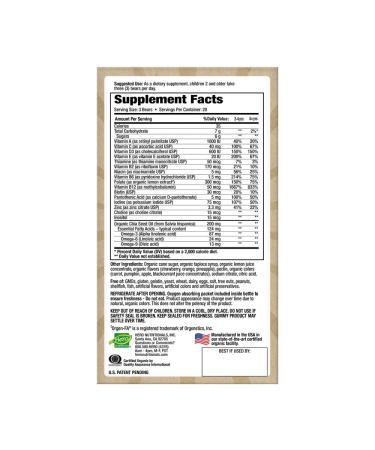 Hero Nutritionals Yummi Bears Organic Super Complete Multi+Omega | 60 Gummy Vitamins - Buy Online on SooperMarket.com