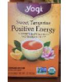 Yogi Tea Positive Energy Sweet Tangerine 16 Tea Bags 1.02 oz (29 g) - Buy Online on SooperMarket.com