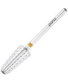 PANA 2-Way Volcano Carbide Bit 3/32 Shank - Silver 2X Coarse Grit | Dual Rotate Nail Drill Bit for Acrylic & Gel Nails - Manicure Pedicure Tool - Buy Online on SooperMarket.com