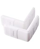 Corner Drawer Locks - Toddleroo by North States (2-Pack White) - No Tools Required Baby Proofing Solution for End Drawers and Filing Cabinets - Buy Online on SooperMarket.com