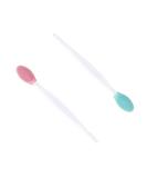 Lmyzcbzl Silicone Exfoliating Lip Brush 2 Pcs Double-sided Soft Lip Brush Lip Brush Tool Nose Blackhead Clean Lip Scrubber Tool Double-Sided Lip Scrub Brushes - Buy Online on SooperMarket.com