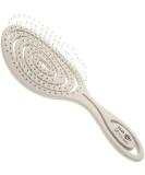 Head Jog 08 Paddle Brush with Flexible Soft Pin Bristles - Detangle Wet or Dry Hair, Ideal for Straight, Curly, and Wavy Hair - Original Collection Oatmeal - Buy Online on SooperMarket.com