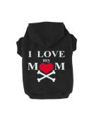 EXPAWLORER Dog Hoodie - Soft and Warm Dog Sweatshirt Pet Clothes Fall Winter Sweater with "I LOVE MY MOM" Lettered for Puppy Cat Small Medium Large Dogs (Large) - Buy Online on SooperMarket.com