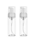 Beoncall 2Pcs Transparent Foam Pump Bottles - 200ml Travel Soap Dispenser Set - Buy Online on SooperMarket.com