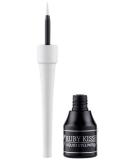 Ruby Kisses Classic Liquid Eyeliner - Smudgeproof Long Lasting Eye Makeup - Felt-Tip Applicator - White - 1 Pack - Buy Online on SooperMarket.com