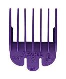 Wahl Professional 2 Color Coded Guide Comb Attachment 14 (6.0mm) 3124-703 - Purple - Ideal for Stylists and Barbers - Buy Online on SooperMarket.com