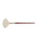 Silver Brush 5504S-6 Alpine White Goat Hair Brush - Size 6, Short Handle for Oil, Acrylic, and Watercolor - Buy Online on SooperMarket.com