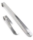 Island Genius Metal Shoe Horn Set of 2 - Stainless Steel Shoe Helper for Seniors, Kids, Men & Women - Long-handled & Travel Size - Ideal for Boots, High Heels, Cleats - Accessories/Tool - Buy Online on SooperMarket.com
