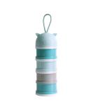 4-Layer Baby Milk Powder Dispenser | Non-Spill Formula Box | Portable Storage Container for Travel | Blue - Buy Online on SooperMarket.com