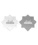 150 Drink More Gin Cocktail Napkins - 3-Ply 25x25cm | Perfect for Parties & Events | International Shipping - Buy Online on SooperMarket.com