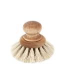 Iris Hantverk Birch and Horse Hair Round Dish Brush with Knob - Buy Online on SooperMarket.com