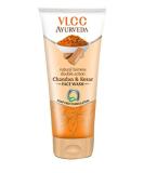 VLCC Ayurveda Natural Fairness Face Wash - Chandan & Kesar 100ml (Pack of 2) | International Shipping Available - Buy Online on SooperMarket.com