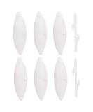 6 Pieces Bird Cuttlebone Toys Parrot Chew Calcium Toy Chewing Cuttlefish Bone with Metal Holder Bird Pet Molar Toy for Parrots Cage Birds Reptiles Tortoises Snails - Buy Online on SooperMarket.com