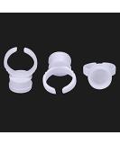 100 PCS Pigment Ring Cups for Microblading & Lash Extensions - Glue and Ink Holder 1.5cm - Buy Online on SooperMarket.com