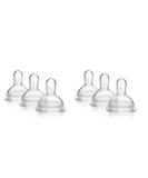 Medela Slow-Flow Wide Base Nipples for 0-4 Months (2 Packs of 3) - Buy Online on SooperMarket.com