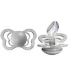 BIBS Couture Collection Pacifiers - Set of 2 Cloud Color | BPA-Free & Made in Denmark | Size 6-18 Months - Buy Online on SooperMarket.com