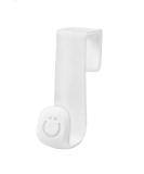 Ubbi Multi-Use Potty and Utility Hook, No Hardware Or Installation Needed, Durable and Sturdy to Hang Over Toilet Tank Or Door, White Potty Hook - Buy Online on SooperMarket.com