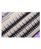 Bodermincer 120pcs Fish Tail Design 3D Individual Mink False Eyelashes Extension - 12mm C Curl Soft Black Fake Lashes - Buy Online on SooperMarket.com
