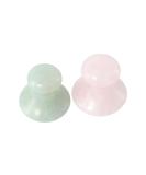 Vctitil Gua Sha Board & Mushroom Roller - Premium Skin Care Face Tools for Eyes & Neck | Pink & Green Options - Buy Online on SooperMarket.com