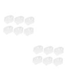 FRCOLOR Thehomeuse Powder Box for Dipping Nails Starter Set 12 Pieces Recycling System for Nail Powder Nail Tip Shape Guides Manicure Nail Art Tool Container for Nail Dipping Powder 5X4X2.5CMx2pcs White x 2 pieces - Buy Online on SooperMarket.com