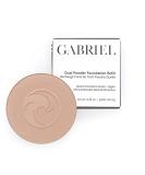 Gabriel Cosmetics Dual Powder Foundation - Light Beige REFILL | Paraben-Free, Vegan, Gluten-Free, Cruelty-Free, Non-GMO | Pressed Mineral Powder with Sea Fennel - Buy Online on SooperMarket.com