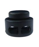 Paracord Planet Double Barrel Cord Lock Draw String Toggle Stopper - Black (20 Pack) - Buy Online on SooperMarket.com