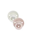 Elodie Details 2 Pack Natural Rubber Pacifiers for Babies 0-6 Months | BPA-Free Powder Pink - Buy Online on SooperMarket.com